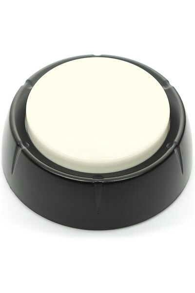 genernic Cirbic Large Talking Alarm Clock for the Blind — Announces Time, Date & Day, White Digital