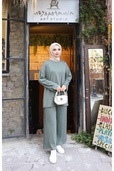 NİSUM MODA Buttoned Modal Suit