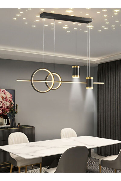 Generic Dining room chandelier in a branch shape, luxurious and modern minimalist style