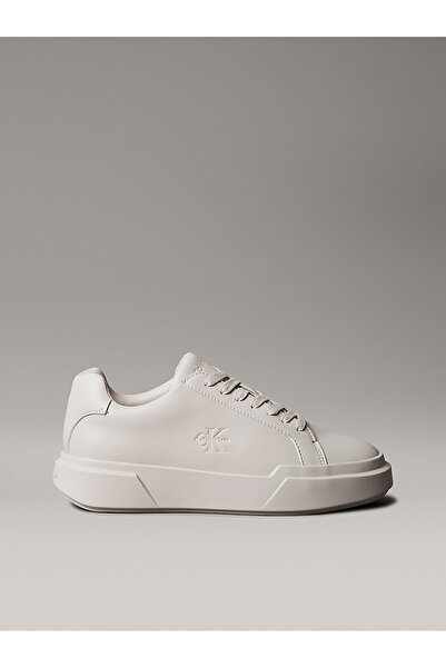 Calvin Klein Krem Kadın Sneaker YW0YW01947PA8