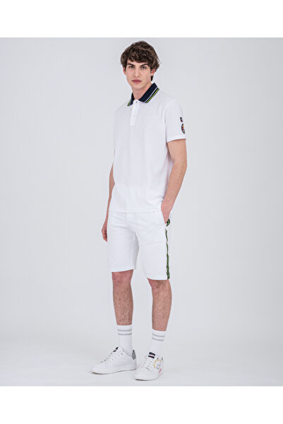 PAUL&SHARK MEN'S KNITTED POLOSHIRT C.WCOTTON