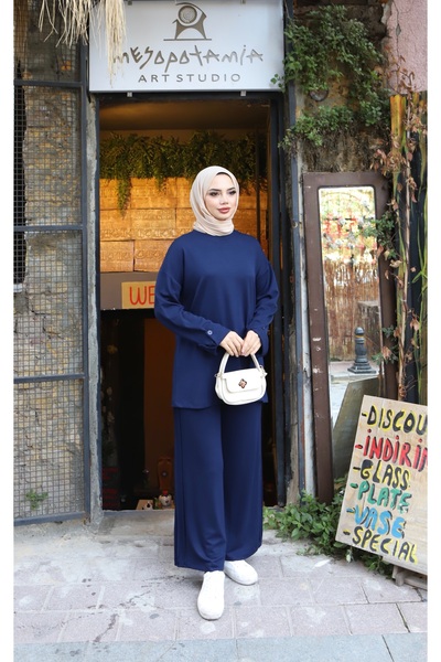 NİSUM MODA Buttoned Modal Suit