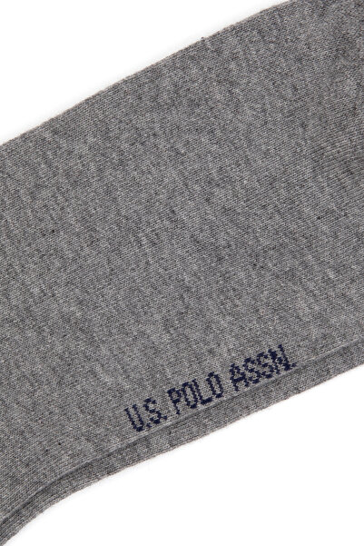 U.S. Polo Assn. Men's Gray Melange Socks 50317965-Vr086