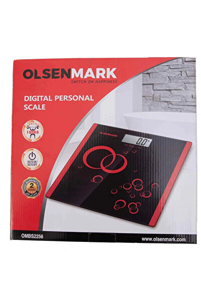 Olsenmark Digital Personal Weighing Scale with High Capacity- Black