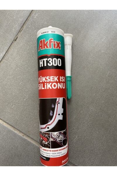 Genel Markalar HT300 Yüksek Isı Silikonu 280 ml Kırmızı 300 Derece Isıya Daya...