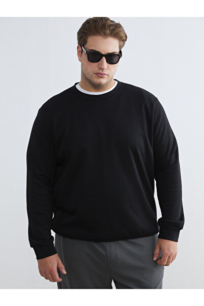 LC Waikiki Sparkling Choices from Shining Store | Crew Neck Long Sleeve Men's Thick Sweatshirt