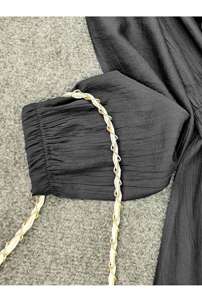 MissRunin Frilly Ayrobin Tunic with Lace-Up Collar