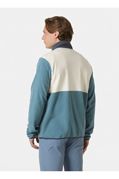 Helly Hansen HHA.49531_HHA.601_DAYBREAKER SNAP Mavi Dik Yaka Normal Düz Erkek Polar Sweatshırt