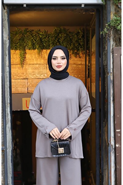 NİSUM MODA Buttoned Modal Suit