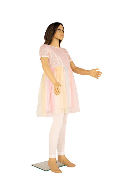 PETRA-ELISA Children's Microfiber Tights 70 DEN Eliza, White, 11-13 years