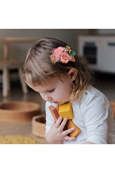 KASTWAVE 6-Pack Thin Flower Hair Clips for Little Girls – Newborn & Teen Gifts (6 Flower Styles)