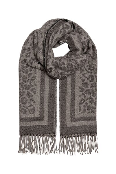 ONLY ONLCLARISA ANIMAL SOFT SCARF CC Γυναικείο κασκόλ καφέ - 15350130