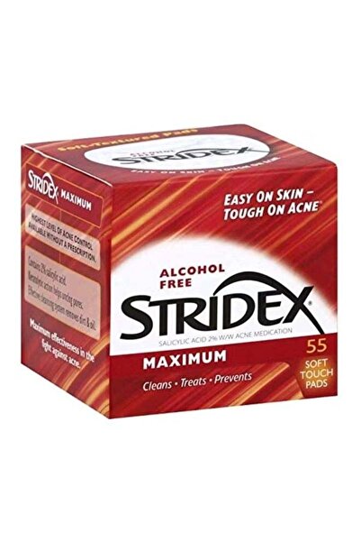 Stridex وسادة طبية ناعمة الملمس مكونة من 55 قطعة