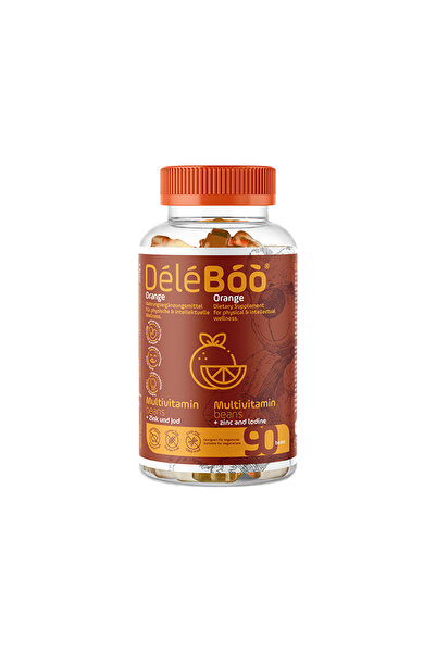 DeleBoo DELE BOO ORANGE MULTIVITAMIN +ZINC & IODINE 90BEANS