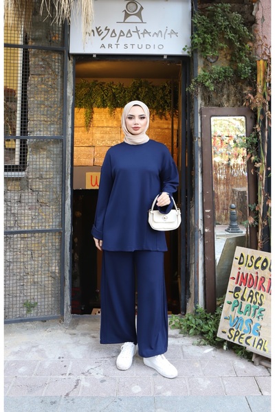 NİSUM MODA Buttoned Modal Suit