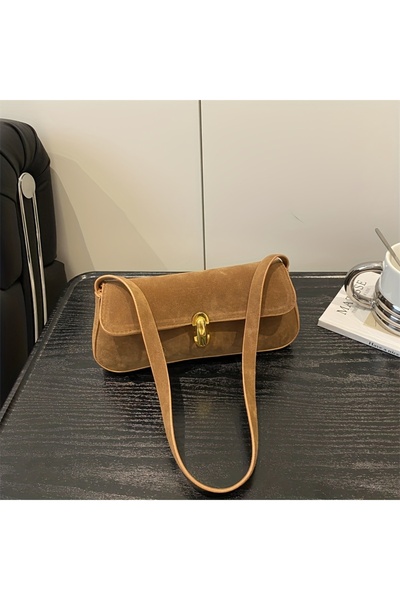 Rivina Liva Women's Vintage Gold Buckle Retro Model Hand and Shoulder Bag