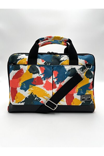 Differ Studio 17'' Inch Brush Pattern Abstract/Colorful Waterproof Laptop/Macbook/Notebook/Computer/Briefcase