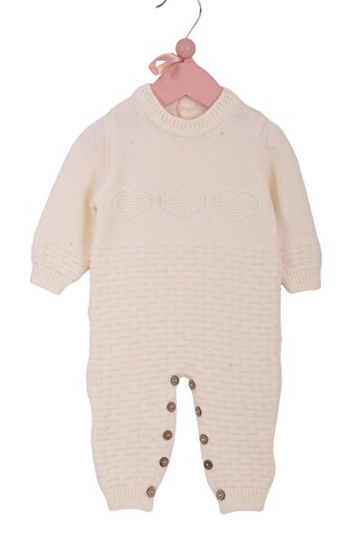 Minora Winter Knitwear Heart Links Jumpsuit Kemi̇k