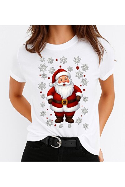 OEM Tricou Moș Crăciun 100% bumbac - Roșu