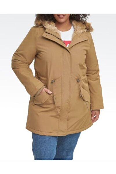 Levi's Hooded Parka Jacket Tan