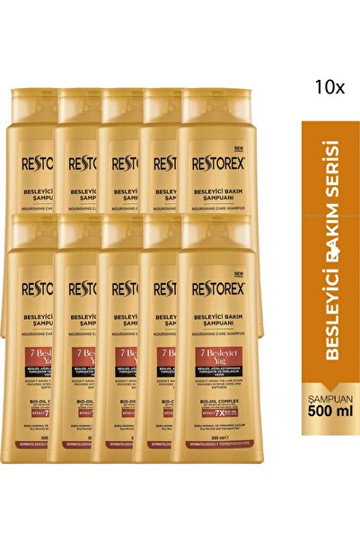 Restorex Besleyici Bakım Şampuanı 500 Ml - 7 Besleyici Yağ Göz Alıcı Parlaklı...
