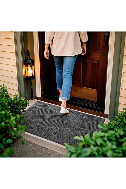 Yimobra Heavy Duty Front Door Mat 29.5 x 17 in - Waterproof, Non-Slip, Stain & Fade Resistant, Indoo