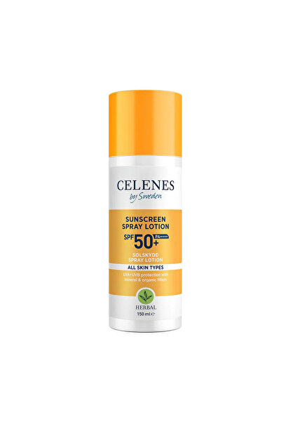 celenes by sweden لوشن رذاذ واقي من الشمس بالأعشاب بعامل حماية من الشمس 50+ -...