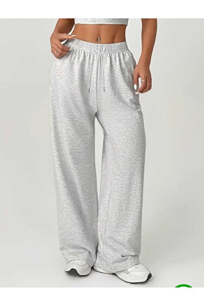 SERYY MODA Γκρι Γυναικείο Χειμερινό Φούτερ με Χαλαρή Εφαρμογή, Ελαστικό και Ά...