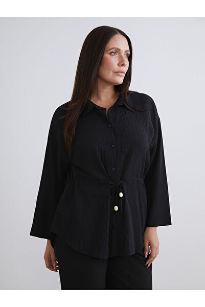 LC Waikiki Sparkling Selections from Shining Store |   Textured Women's Shirt