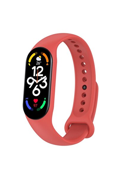 PHN MAG Silicone Strap for Xiaomi Mi Band 7/6/5 - Red