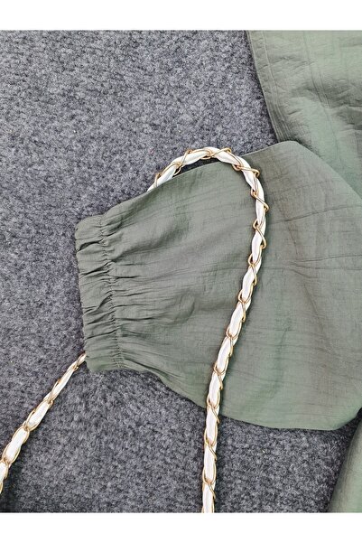 MissRunin Frilly Ayrobin Tunic with Lace-Up Collar