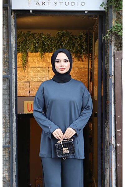 NİSUM MODA Buttoned Modal Suit