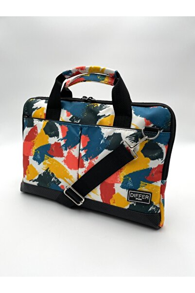 Differ Studio 17'' Inch Brush Pattern Abstract/Colorful Waterproof Laptop/Macbook/Notebook/Computer/Briefcase