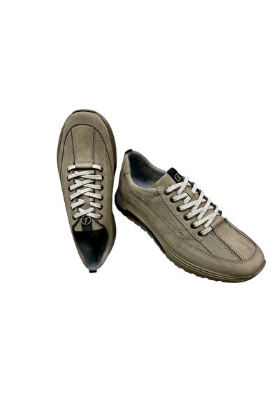 SULA Men's Lace-Up Leather Nubuck Gray Leather Inside Imported Imperial Sole Casual-Daily