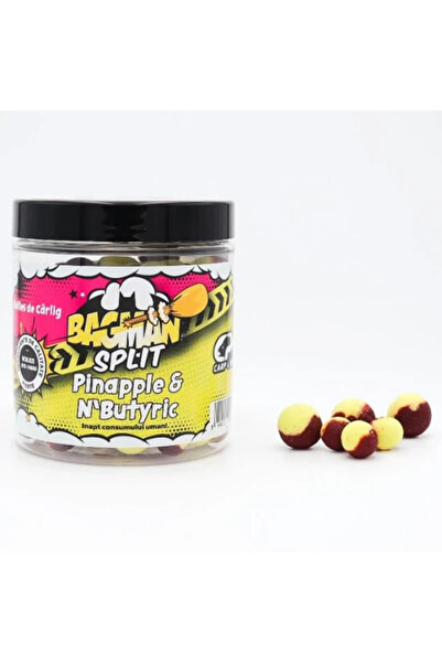 CPK Boilies Bagman Split Pineapple și N-Butyric Hook (10/14 mm)