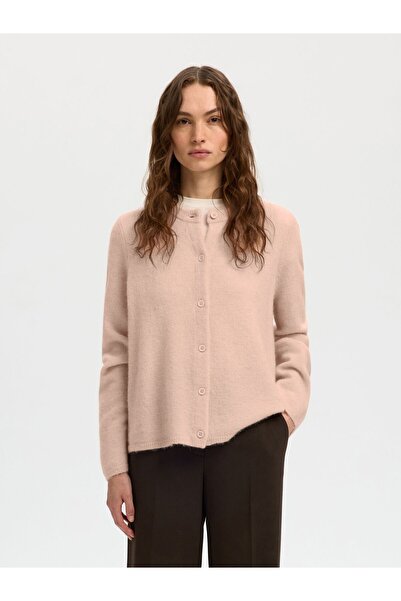 SELECTED Strickjacke Wollmix