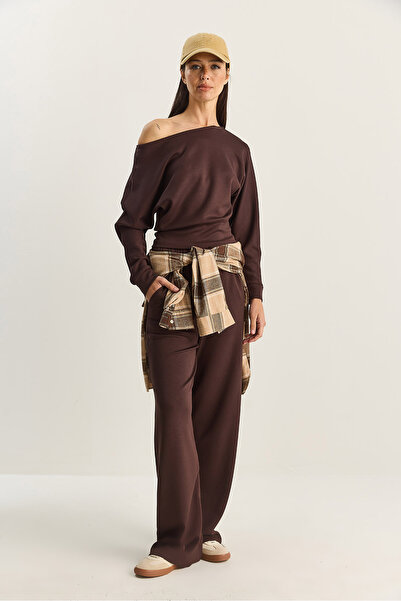 Bianco Lucci Women's Soft Modal Blouse Pants Set 4112 60283845