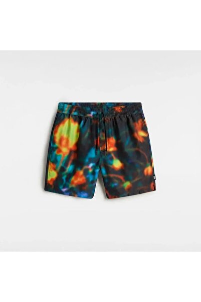 Vans Primary Print Elastic Boardshort Men's Black Swim Shorts - Vn0008Ku