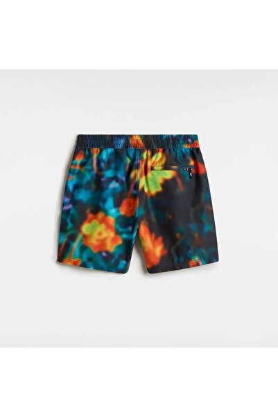 Vans Primary Print Elastic Boardshort Men's Black Swim Shorts - Vn0008Ku