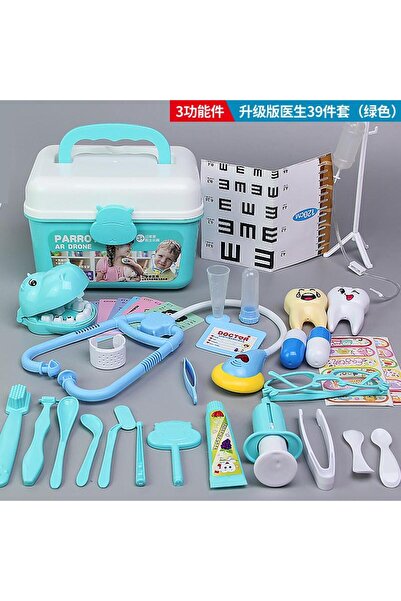 Soli Set 46 piese doctor/dentist (culoare alb cu verde)