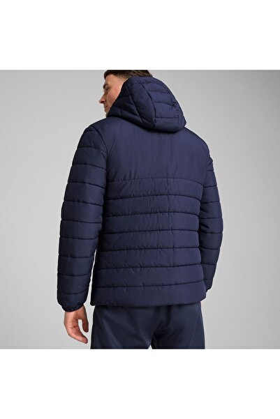 Puma Teamadditions Hooded Padded Jacket 65979506 Men's Navy Blue Sports Coat