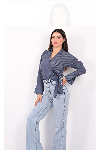 LA TUBA New Season!!! High-Rise Stretch Palazzo Jeans for Effortless Style