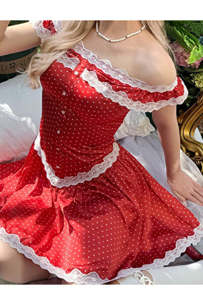 Sheya Shein dress, red