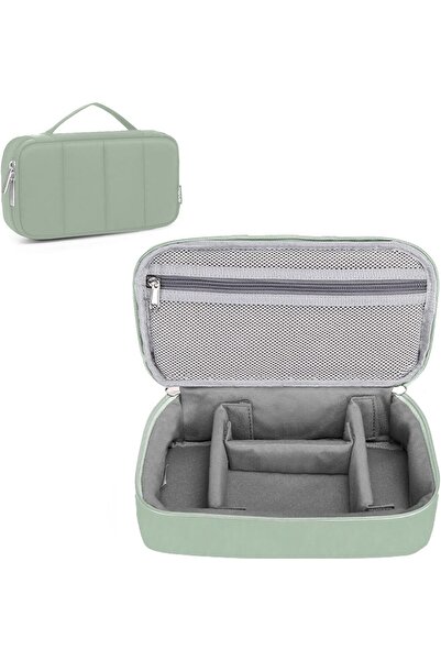 Generic MOSISO Puffy Electronic Organizer Travel Case - Antique Green