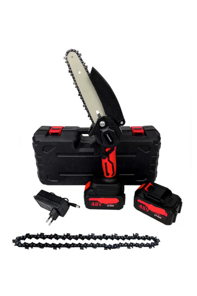 OEM Mini fierastrau electric fara fir cu lant 6 inch si 2 acumulatori 42V