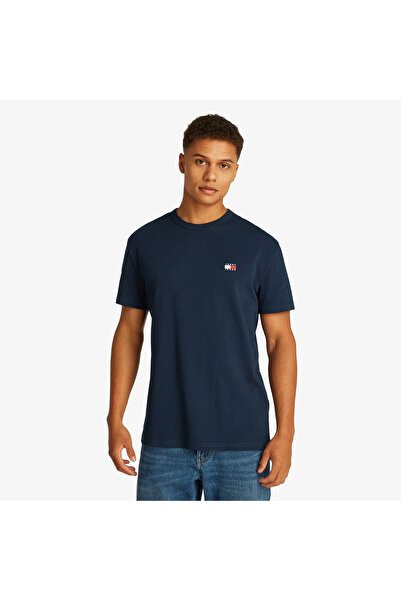 Tommy Hilfiger Ανδρικό Κοντομάνικο Μπλουζάκι: Κλασικό Μπλουζάκι με Σήμα Μ