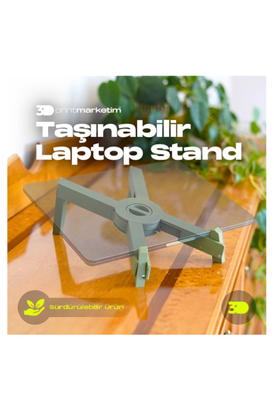 3D Print Marketim Taşınabilir ve Ayarlı Laptop, Macbook, Notebook, iPad, Yüks...