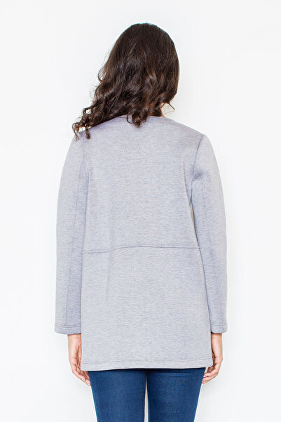 Figl Women's Transitional jacket - gray spring jacket for women M345 size S