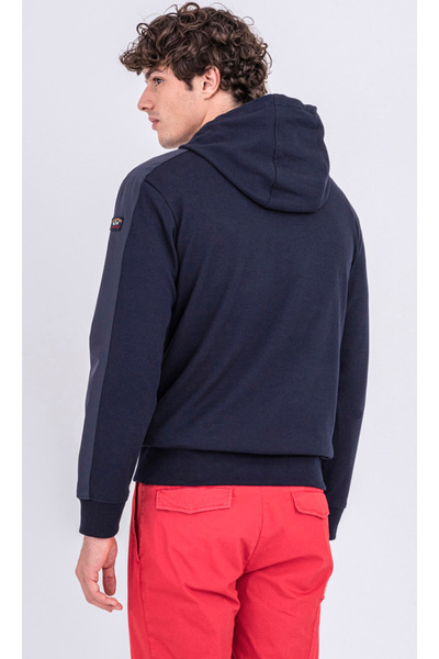 PAUL&SHARK MEN'S HOODED SWEATSHIRT