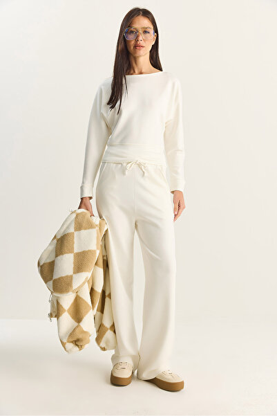 Bianco Lucci Women's Soft Modal Blouse Pants Set 4112 60283845